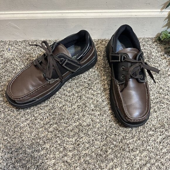Orthofeet 422 Baton Rouge Brown Black Diabetic Men's Leather Shoes Size 8.5 D - Picture 2 of 8